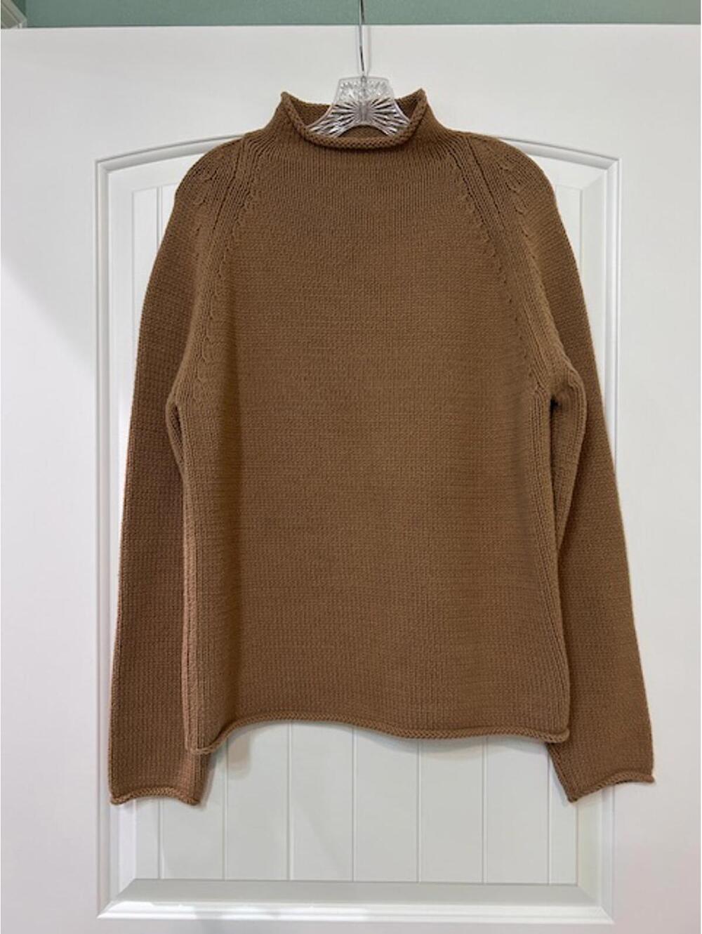 ✨ Banana Republic Camel Raglan Knit Sweater M — Classic Soft & Polished GUC
